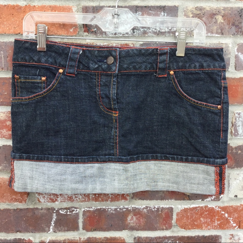 Dickies Dark denim Rockabilly jean skirt✌🏽